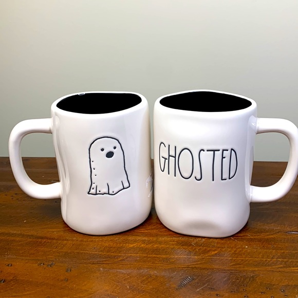 Rae Dunn Other - Last 1 - Rae Dunn “Ghosted” Double Sided Mug
